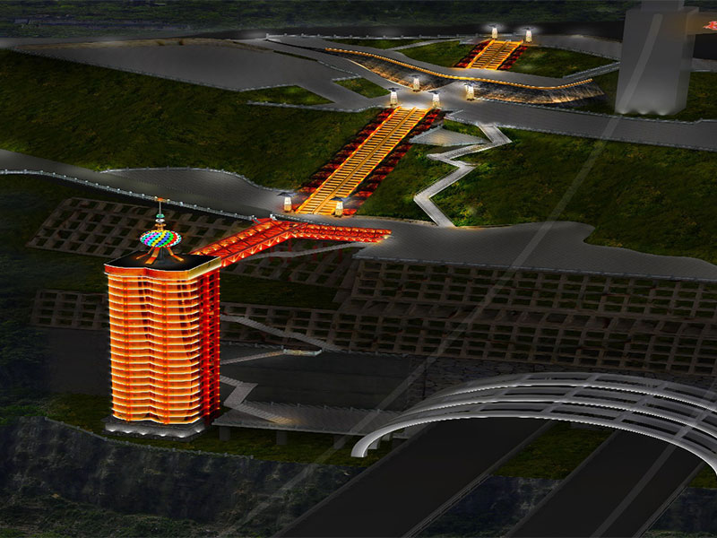 湖南吉首矮寨大橋旅游觀(guān)光電梯、自動(dòng)扶梯工程項(xiàng)目
